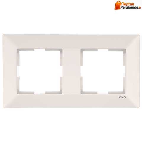 Viko Meridian Krem 2-Li Çerçeve 90979012